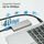 Kabllo USB4 EDIMAX, Thunderbolt 3 USB-C, 0.5m, 40 Gbps, i zi