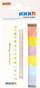 Zakladki indeks. papierowe mix 6 kol. neon Candy (242351)