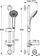 Kolonë dushi Ideal Standard B9415AA, krom, argjend