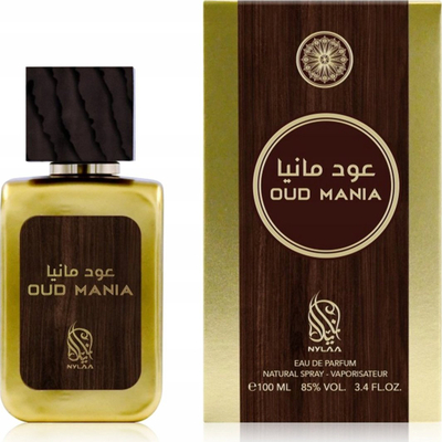 Parfum Nylaa Oud Mania, Eau de Parfum, 100ml, për meshkuj