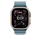 Apple Watch 49mm Loop, Light Blue Alpine Loop, Small, Natural Titanium Finish