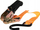 Rrip fiksues GEKO me ratchet, 4.5 m × 25 mm, 700 kg, portokalli
