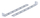 Raft për kabinet 19" Lanberg AK-1004-S, 1U, 600mm, gri