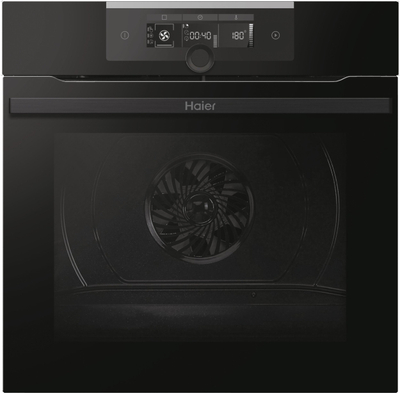 Вградна рерна Haier HWO60SM2F3BH Series 2, електрична, со пареа, црна