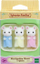 Set lodrash Sylvanian Families Marshmallow Mouse Triplets, figurina trinjakë, shumëngjyrëshe