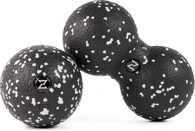 Set roller dhe topa fitnesi Zipro, të zeza