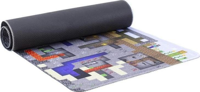 Tapet gaming Paladone Minecraft World Desk Mat XL, sipërfaqe e madhe, kundër rrëshqitjes, shumëngjyrësh