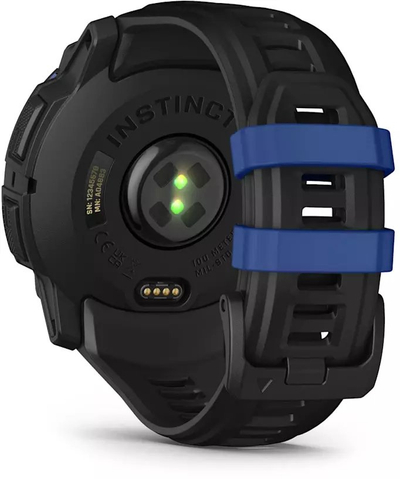 Orë sportive Garmin Instinct 3 AMOLED, 50 mm, GPS, e zezë me blu