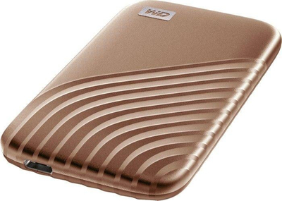 Disk i jashtëm SSD Western Digital My Passport 500 GB, USB-C, ngjyrë e artë