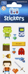 Ngjitësa Stickerboo Pixel PBH, set dekorativ, shumëngjyrëshe