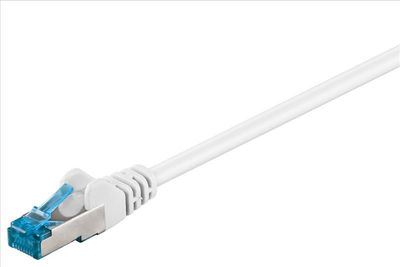 Kabllo rrjeti Goobay 93709, Cat6a S FTP, 10m, e bardhë
