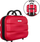 Kofertë kozmetike Peterson Travel Case, plastike ABS, me rrip për valixhe, e kuqe