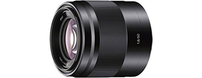 Objektiv Sony E 50mm F1.8 OSS, bajonetë E Mount, stabilizim optik, i zi