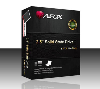 Диск SSD AFOX SD250, 512GB, 2.5\" SATA III, QLC 3D NAND