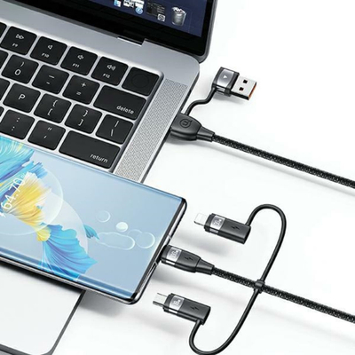 Kabllo USB Usams 6n1, 1.2m, USB 3.2 Gen 1, 100W