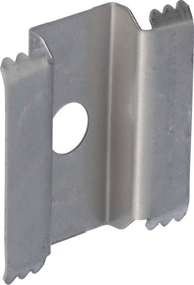 Rondelë tokëzimi BAKS 897303, për panel PUP, çelik inoks 1.4301, argjendtë