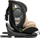 Авто седиште за деца Mokki I-Size, 40–150 cm, вртење 360°, беж