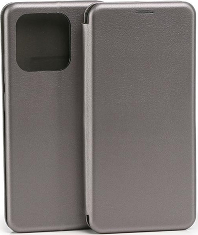 Kapak libri Beline për Xiaomi 12C, magnetik, ngjyrë çelik