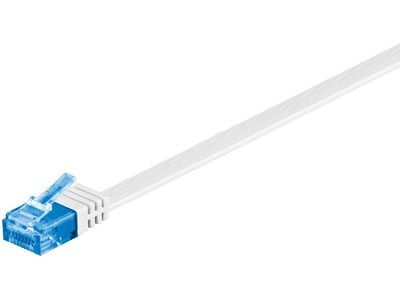Kabllo rrjeti MicroConnect V UTP6A10W FLAT, CAT6A, 10m, i bardhë