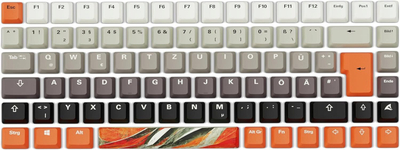 Set gaming Sharkoon SKILLER SGK50 S3 D6, 85 keycaps PBT, mauspad XXL 900 x 400 mm, shumëngjyrësh