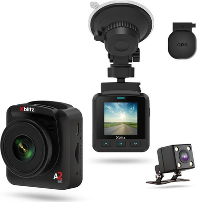 Regjistrues video për makinë Xblitz A2 GPS, Full HD, WDR, i zi