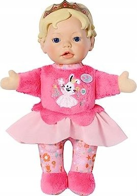 Kukull Baby Born Princeshë, 26cm, tekstile e butë, rozë