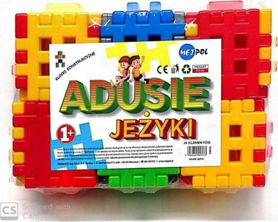 Lodër ndërtimi Czako Hedgehog Blocks, 36 pjesë, shumëngjyrëshe
