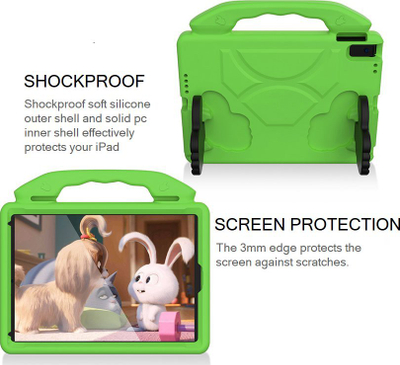 Kapak tableti eSTUFF ES682301, material EVA, me dorezë për kalamaj, jeshil