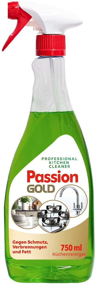 Spruc pastrimi kuzhine Passion Gold Kitchen Cleaner, 750ml, lëng, i gjelbër