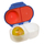Kuti ushqimi b.box Snack Box Superman, për fëmijë, me ndarje, blu e kuqe