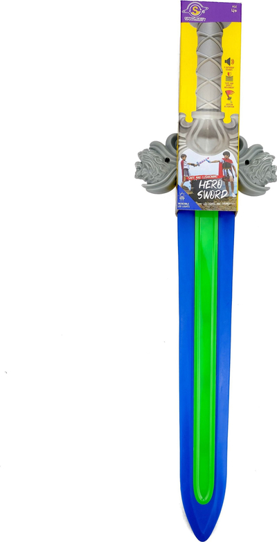 Shpatë lodër Singularity Hero Sword 4897132890014, drita LED, me zë, blu jeshile