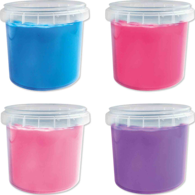 Ngjyrë gishti SES Creative Fingerpaint, 4 ngjyra, 110ml, shumëngjyrëshe