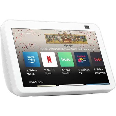 Altoparlant smart Amazon Echo Show 8 2nd Gen, ekran 8", Alexa, i bardhë