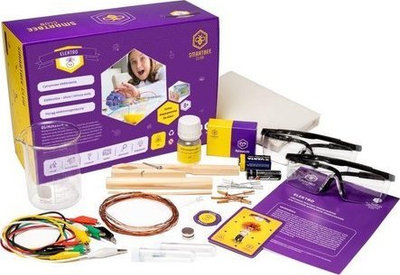 Set edukativ Smartbee Club Electro, eksperimente elektriciteti, për fëmijë, shumëngjyrësh