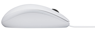 Maus Logitech B120, USB Type-A, i bardhë