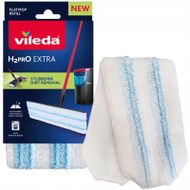 Mop zëvendësues Vileda H2Pro Flat, mikrofibër, i bardhë