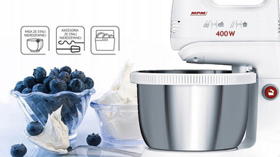 Mikster elektrik MPM MMR-21Z, 400 W, i bardhë