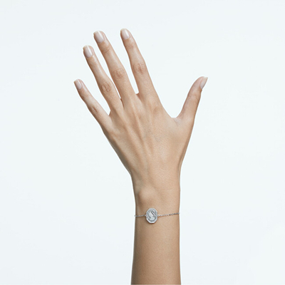 Byzylyk për femra Swarovski Signum 5621099, 24cm, i argjendtë