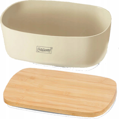 Kuti buke Feel Maestro MR-1776, kapak bambu, 34.5 x 13 x 23.5 cm, ivory