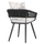 Karrige alumini Camden HM6141.01, 56x60x87cm, me jastëk ecru, anthracite