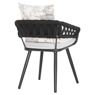 Karrige alumini Camden HM6141.01, 56x60x87cm, me jastëk ecru, anthracite