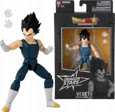 Колекционерска фигура Dragon Ball Dragon Stars Vegeta, 16 cm, со многу артикулации, повеќебојна