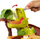 Set loje Mattel Disney Cars Dino Park, pistë makinash, dinosauri interaktiv, shumëngjyrësh