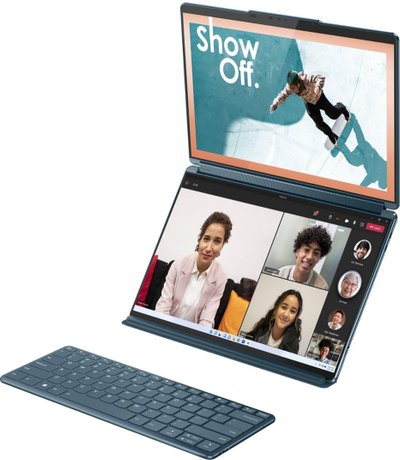 [OUTLET] Laptop Lenovo NB Yoga Book 9 13, Intel Core i7-1355U, 16GB RAM, 1TB SSD, Integrated Intel Iris Xe Graphics, i kaltër