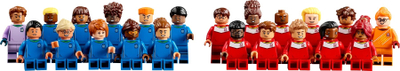 Lodër LEGO Ideas Table Football 21337, tavolinë mini futbolli, 22 minifigura, shumengjyrëshe