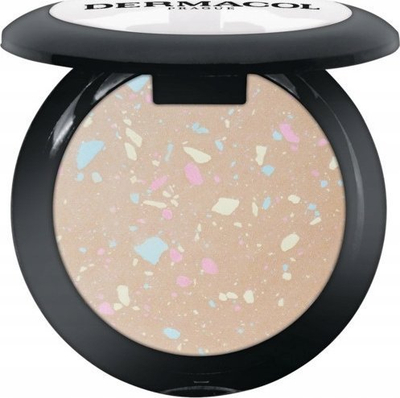 Pudër kompakte Dermacol Compact Mosaic Mineral 02, 8.5 g, për me e majt lëkurën mat