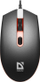 Глушец Defender DOT, со кабел, USB, црна