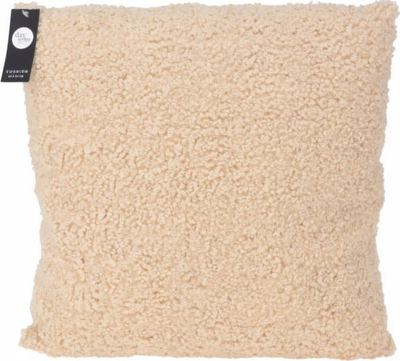 Jastëk dekorativ Clayre &amp; Eef TEDDY, boucle, 45 x 45 cm, bezhë