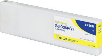 Ngjyrë për printer Epson SJIC26P(Y) C33S020621, e verdhë