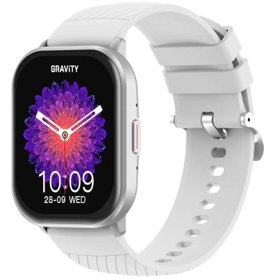 Orë e zgjuar Gravity GT43-2 për goca, 2.01", Bluetooth 5.2, argjendi me të bardhë